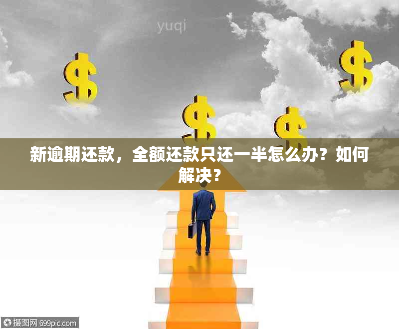 新逾期还款，全额还款只还一半怎么办？如何解决？