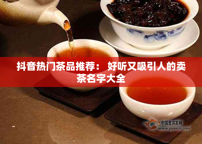 抖音热门茶品推荐： 好听又吸引人的卖茶名字大全