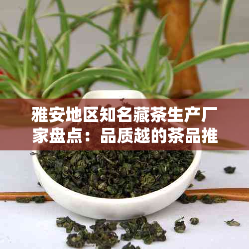 雅安地区知名藏茶生产厂家盘点：品质越的茶品推荐