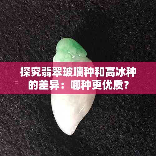 探究翡翠玻璃种和高冰种的差异：哪种更优质？