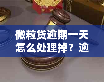 微粒贷逾期一天怎么处理掉？逾期一天的后果和还款方法是什么？