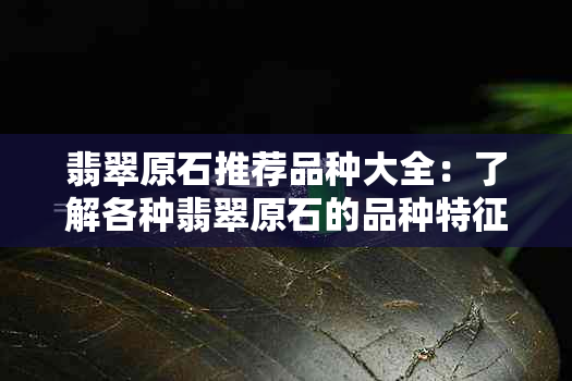 翡翠原石推荐品种大全：了解各种翡翠原石的品种特征及选购要点。