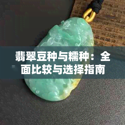 翡翠豆种与糯种：全面比较与选择指南