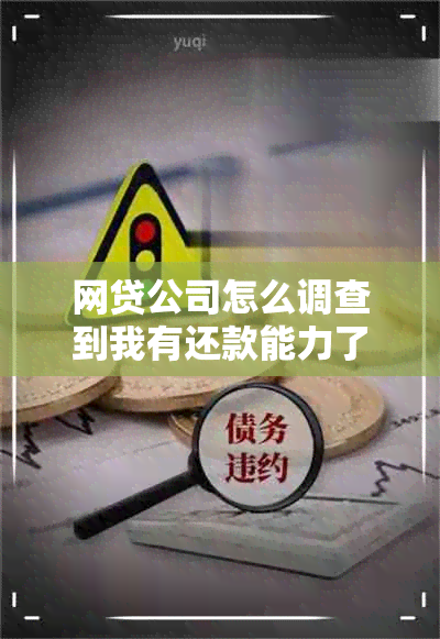 网贷公司怎么调查到我有还款能力了