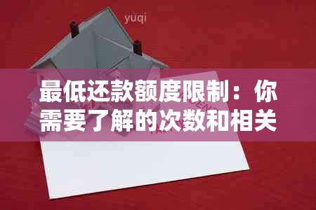 更低还款额度限制：你需要了解的次数和相关策略