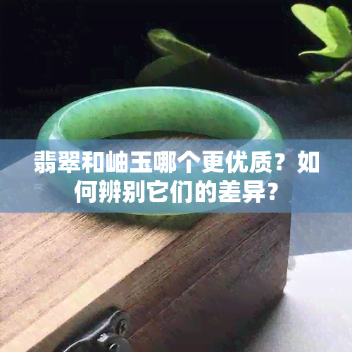 翡翠和岫玉哪个更优质？如何辨别它们的差异？