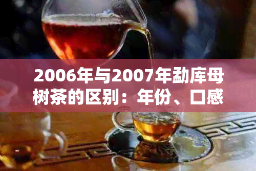 2006年与2007年勐库母树茶的区别：年份、口感、香气和品质对比