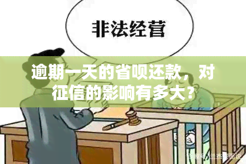 逾期一天的省呗还款，对的影响有多大？