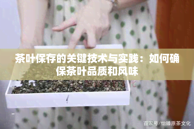 茶叶保存的关键技术与实践：如何确保茶叶品质和风味