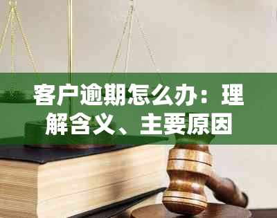 客户逾期怎么办：理解含义、主要原因与解决策略