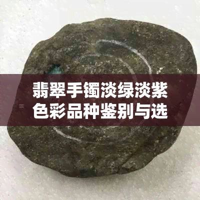 翡翠手镯淡绿淡紫色彩品种鉴别与选购指南