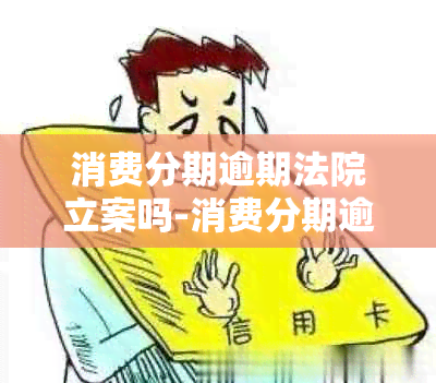 消费分期逾期法院立案吗-消费分期逾期法院立案吗是真的吗