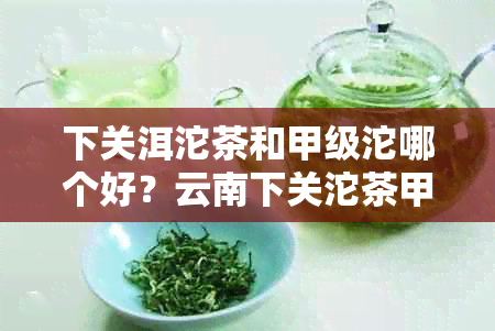 下关洱沱茶和甲级沱哪个好？云南下关沱茶甲级价格及年份比较