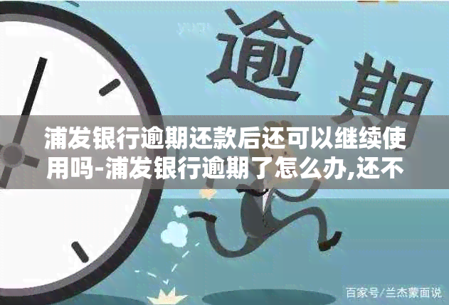 浦发银行逾期还款后还可以继续使用吗-浦发银行逾期了怎么办,还不上能申请分期吗