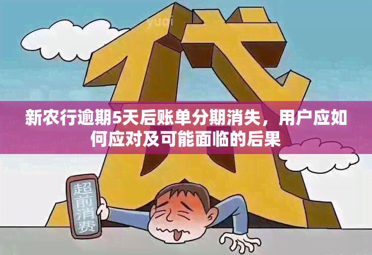 新农行逾期5天后账单分期消失，用户应如何应对及可能面临的后果