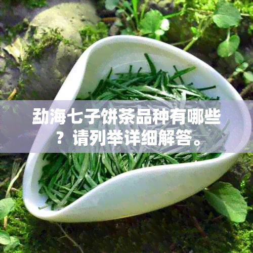 勐海七子饼茶品种有哪些？请列举详细解答。