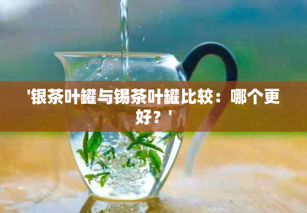 '银茶叶罐与锡茶叶罐比较：哪个更好？'