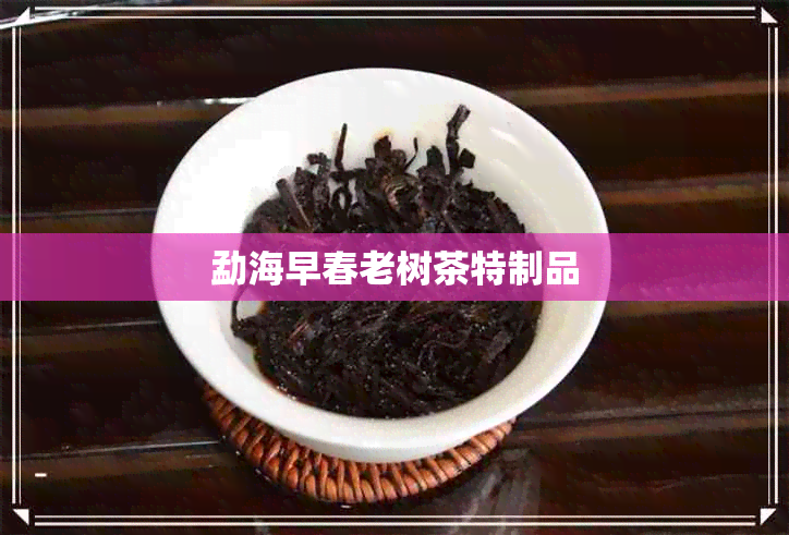 勐海早春老树茶特制品