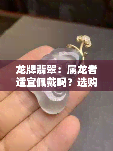 龙牌翡翠：属龙者适宜佩戴吗？选购与保养指南一应俱全