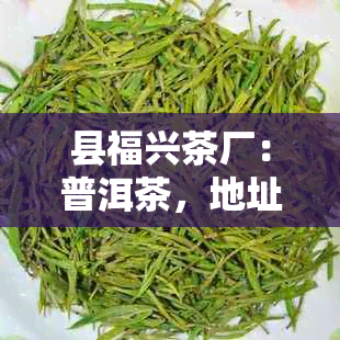 县福兴茶厂：普洱茶，地址，电话及官网招聘信息