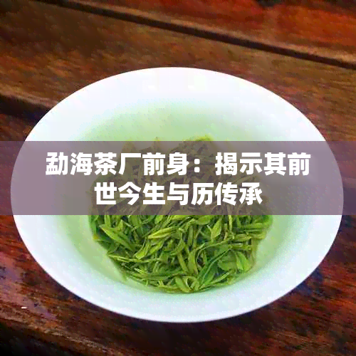 勐海茶厂前身：揭示其前世今生与历传承