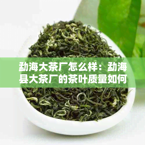 勐海大茶厂怎么样：勐海县大茶厂的茶叶质量如何？