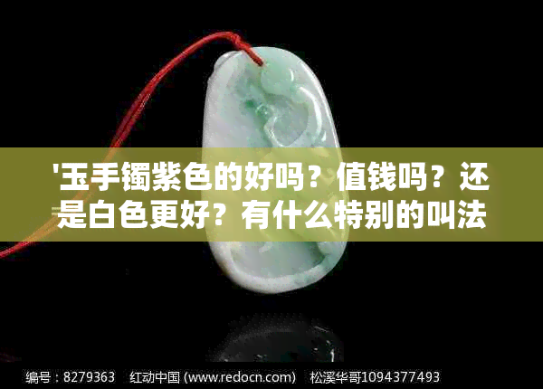 '玉手镯紫色的好吗？值钱吗？还是白色更好？有什么特别的叫法吗？'