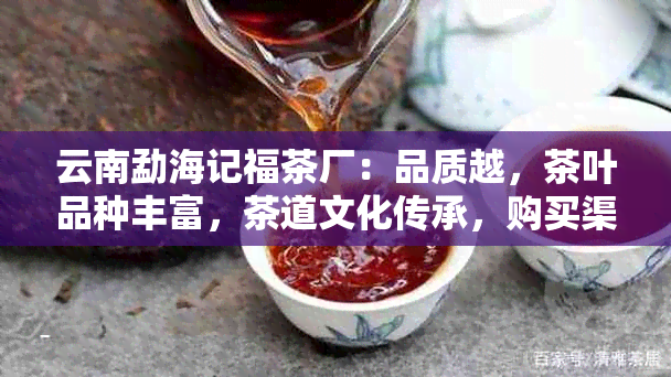 云南勐海记福茶厂：品质越，茶叶品种丰富，茶道文化传承，购买渠道便捷