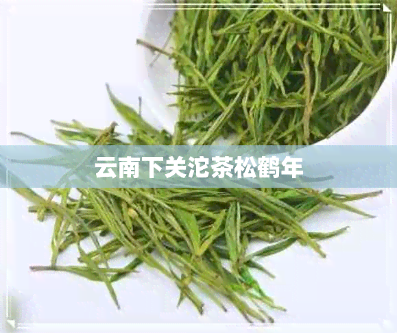 云南下关沱茶松鹤年