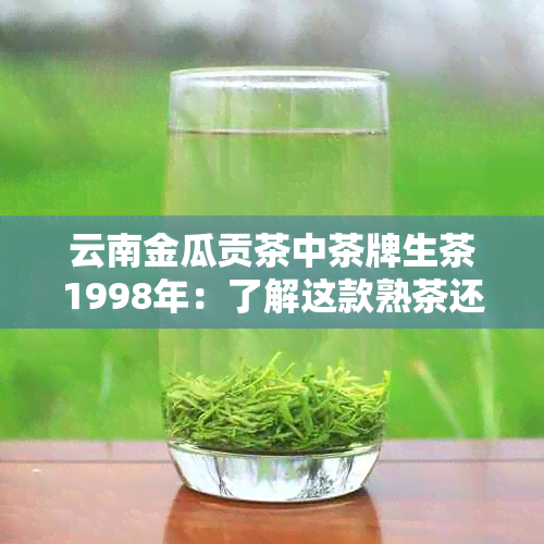 云南金瓜贡茶中茶牌生茶1998年：了解这款熟茶还是生茶？