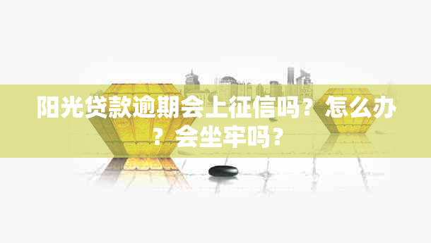 阳光贷款逾期会上吗？怎么办？会坐牢吗？