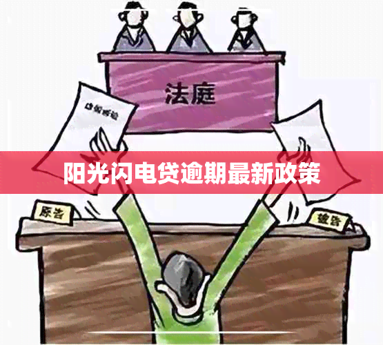 阳光闪电贷逾期最新政策