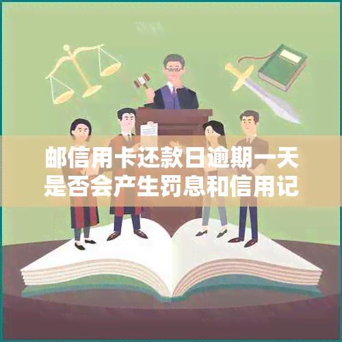 邮信用卡还款日逾期一天是否会产生罚息和信用记录？如何避免逾期还款？