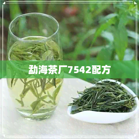 勐海茶厂7542配方