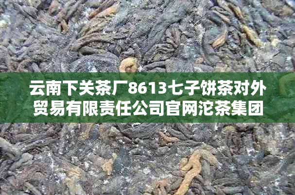 云南下关茶厂8613七子饼茶对外贸易有限责任公司官网沱茶集团