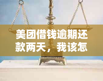 美团借钱逾期还款两天，我该怎么办？可能会遇到什么后果？