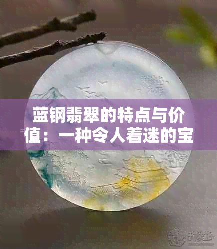 蓝钢翡翠的特点与价值：一种令人着迷的宝石