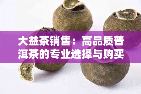 大益茶销售：高品质普洱茶的专业选择与购买指南