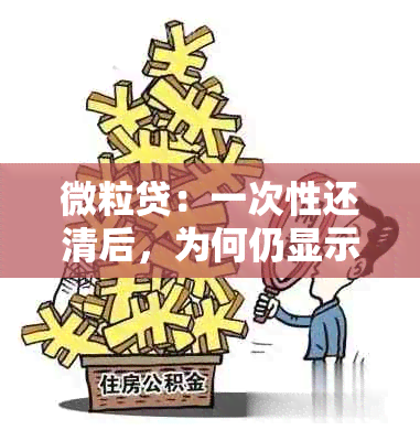 微粒贷：一次性还清后，为何仍显示未还款？解答疑惑