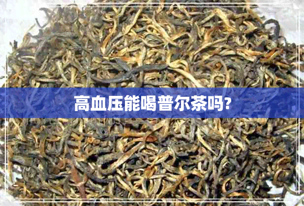 高血压能喝普尔茶吗?