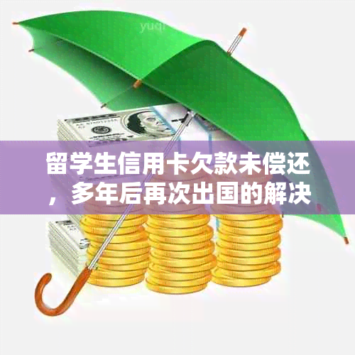 留学生信用卡欠款未偿还，多年后再次出国的解决方案和影响