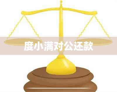 度小满对公还款