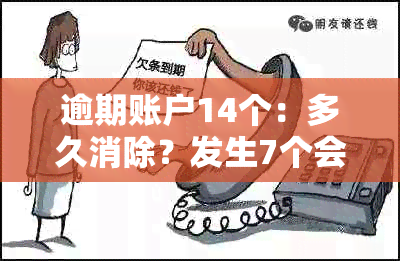 逾期账户14个：多久消除？发生7个会怎么样？