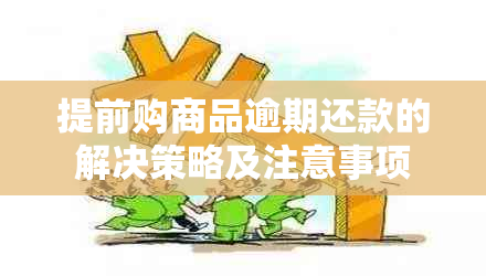 提前购商品逾期还款的解决策略及注意事项