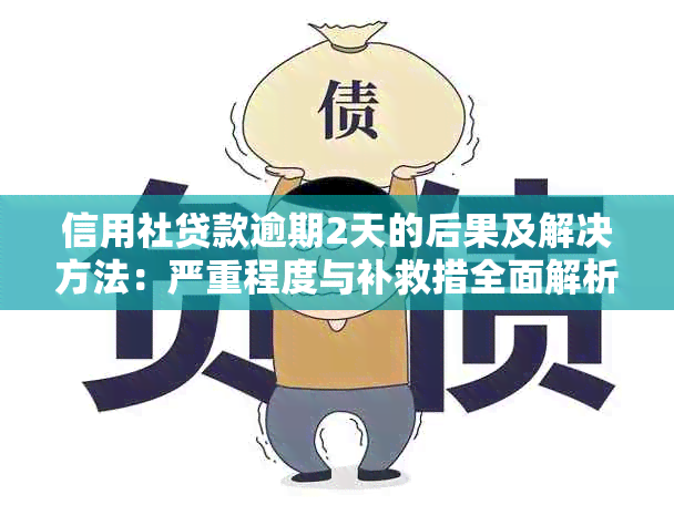 信用社贷款逾期2天的后果及解决方法：严重程度与补救措全面解析