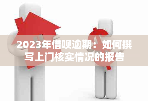 2023年借呗逾期：如何撰写上门核实情况的报告