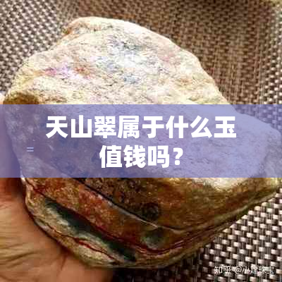 天山翠属于什么玉值钱吗？