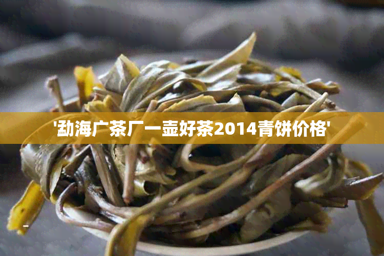 '勐海广茶厂一壶好茶2014青饼价格'