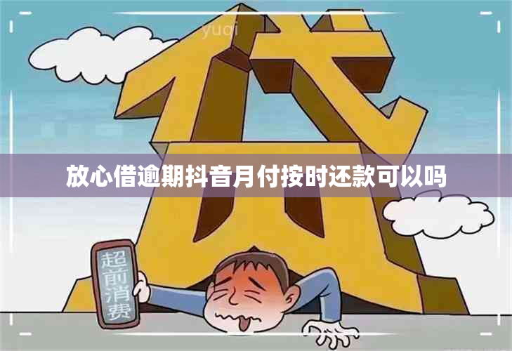 放心借逾期抖音月付按时还款可以吗