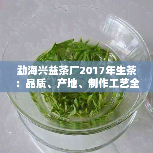 勐海兴益茶厂2017年生茶：品质、产地、制作工艺全面解析